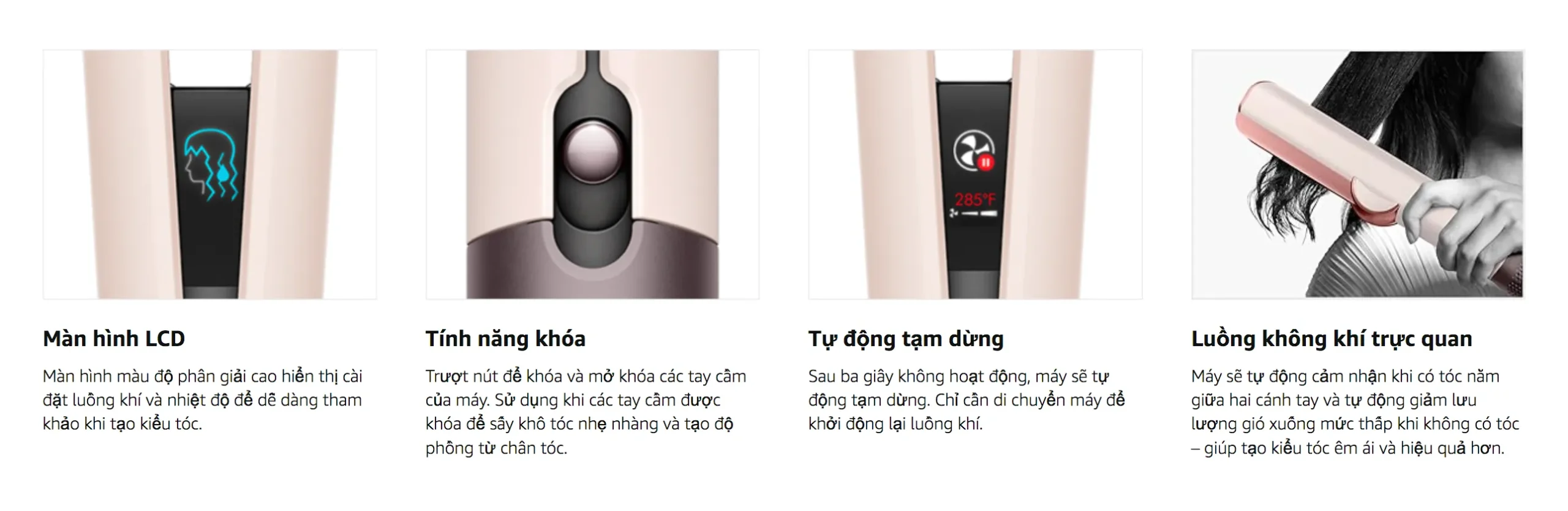 Máy Sấy Duỗi Tóc Dyson Airstrait™ Chính Hãng