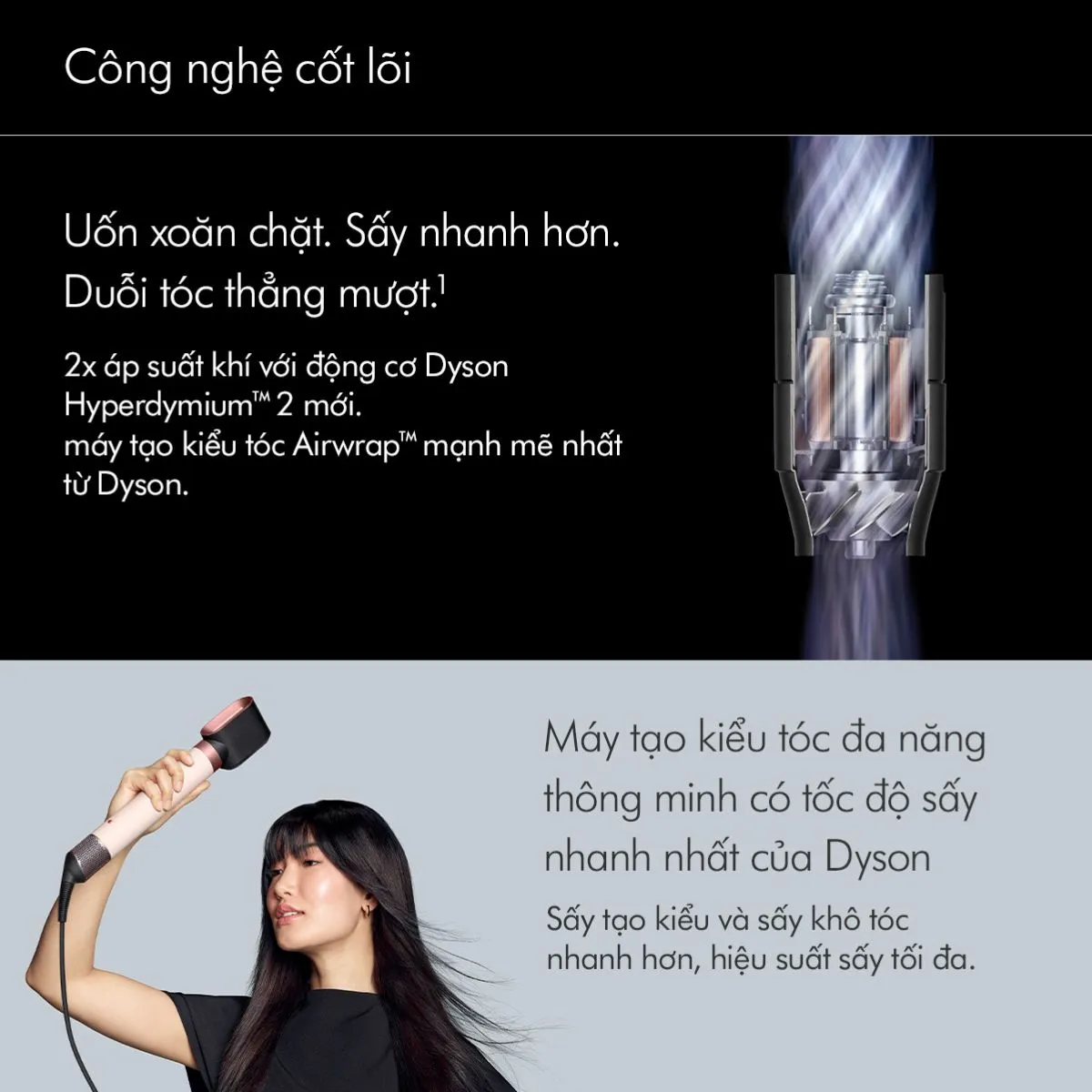 Máy Tạo Kiểu Tóc Đa Năng Thông Minh Dyson Airwrap Co-anda2x™
