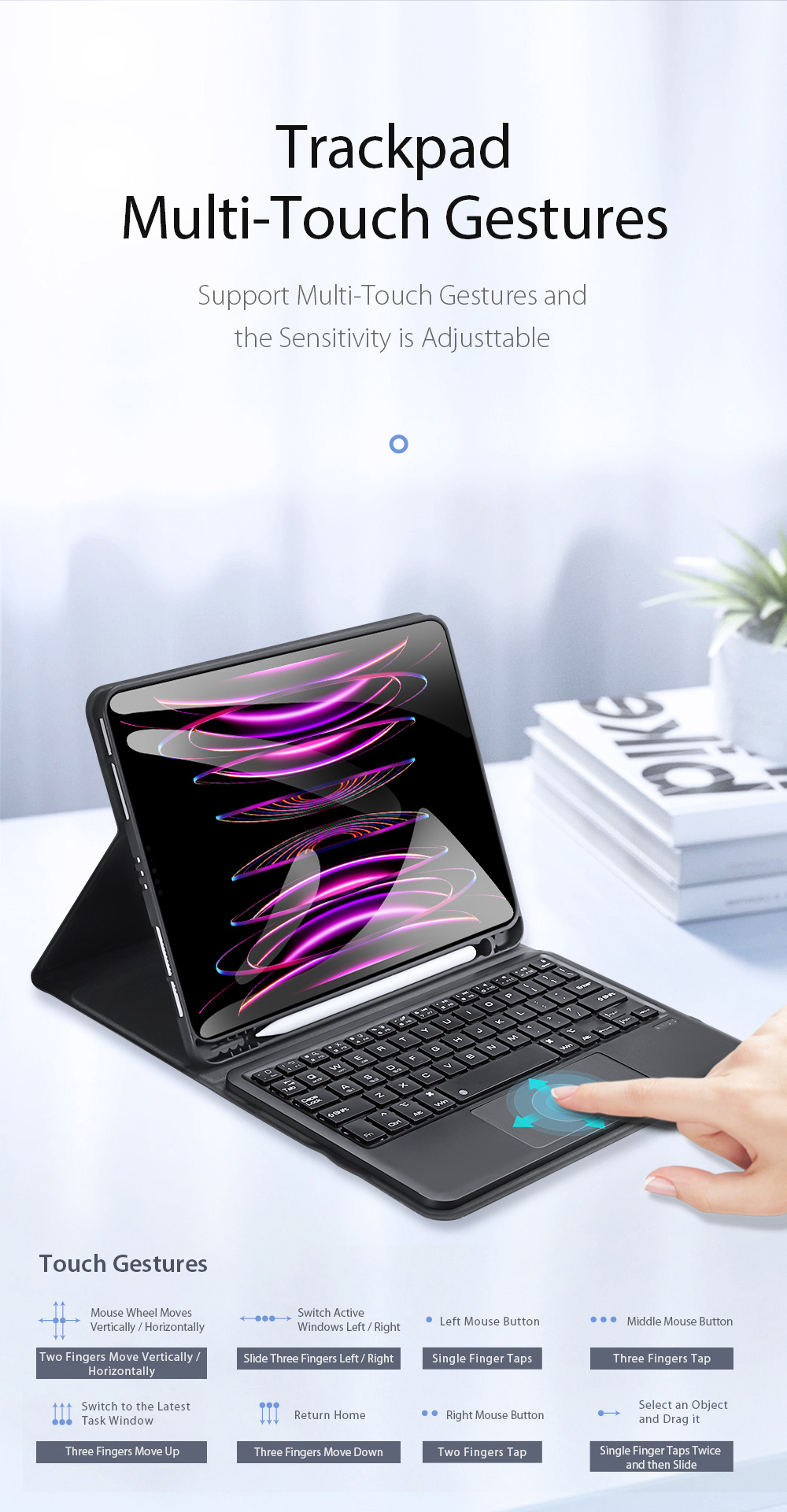 Keyboard for iPad Pro 11 2022 20