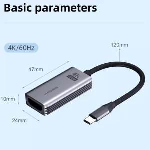 Adapter USB-C HDMI 4K 60Hz Hagibis - HGB-012