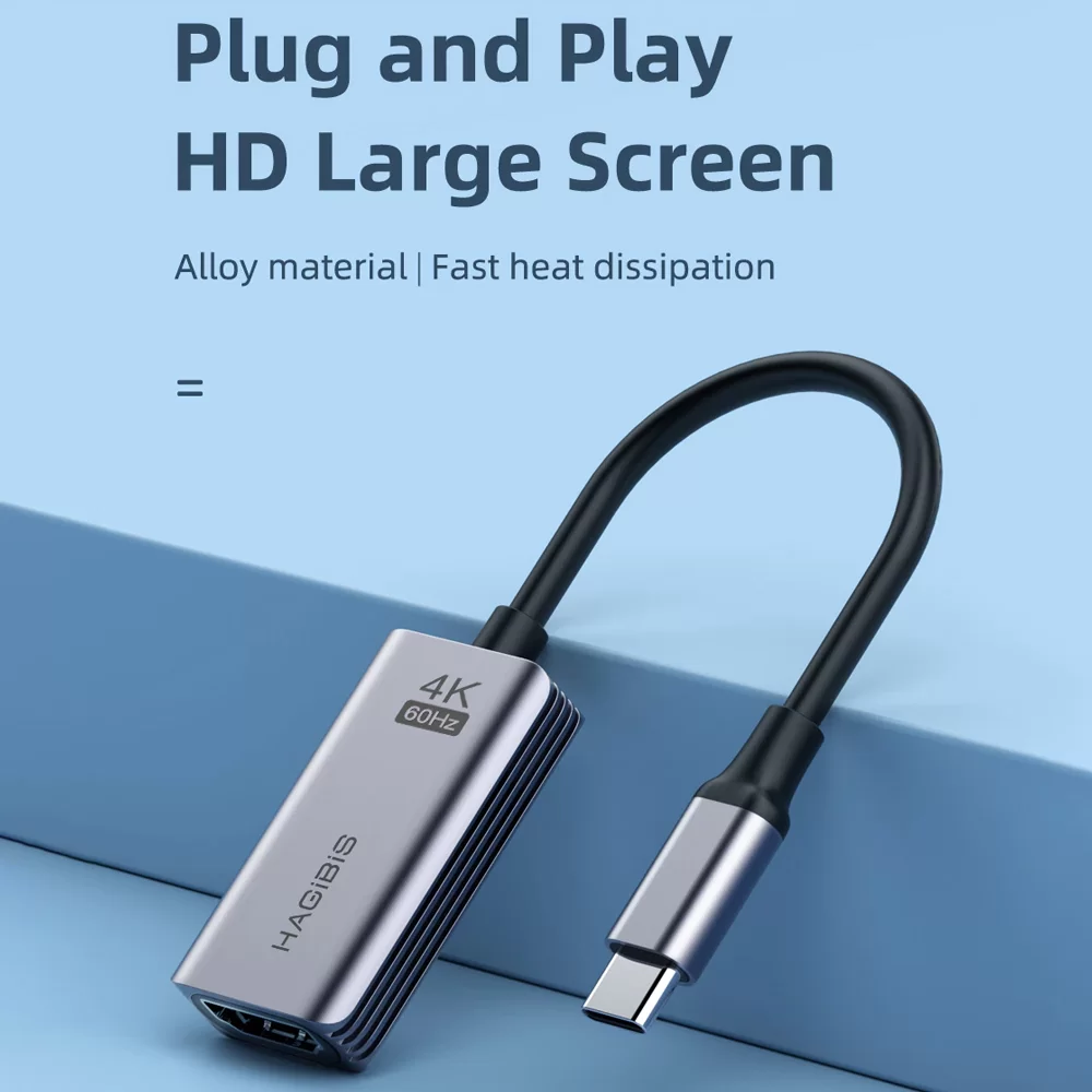 Adapter USB-C HDMI 4K 60Hz Hagibis - HGB-012
