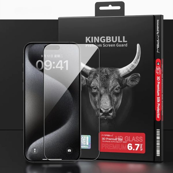 Cường Lực MiPow Kingbull 3D Premium Silk
