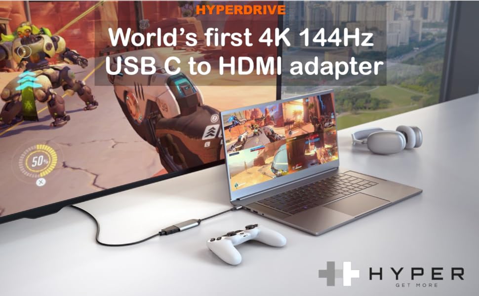 Cổng Chuyển HyperDriver USB-C To 8K 60Hz – HD-H8K
