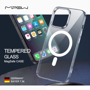Ốp Lưng Magsafe iPhone 15 Mipow Transparent Case