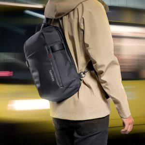 Tomtoc Croxbody EDC Sling Bag 11-inch A54 - Black